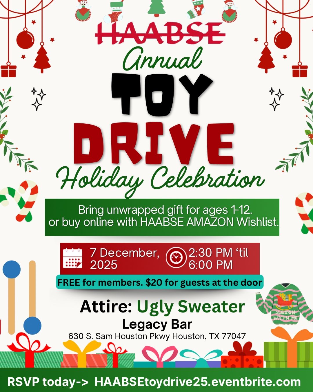 HAABSE 2025 Toy Drive